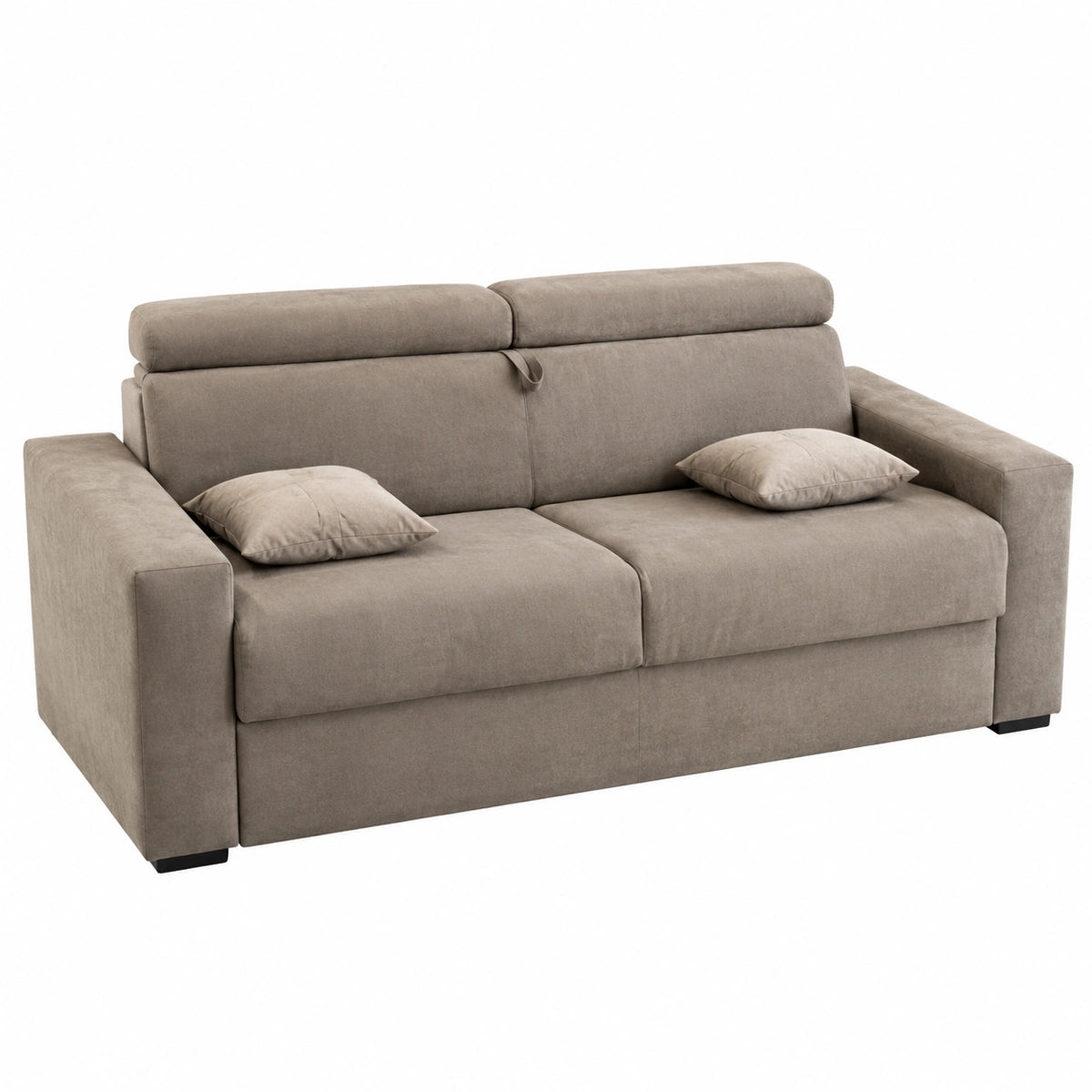 Divano Letto 3 Posti Sfoderabile con Materasso 18 cm - Stile Moderno e Comodo per Soggiorno