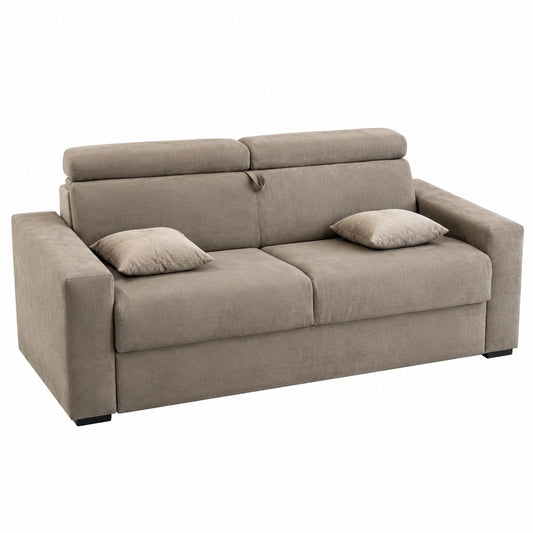 Divano Letto 3 Posti Sfoderabile con Materasso 18 cm - Stile Moderno e Comodo per Soggiorno