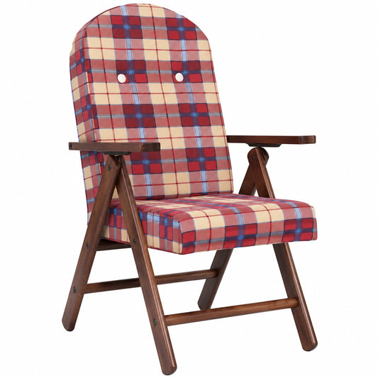Poltrona Reclinabile BUONOCORE Campania Bordeaux in Legno Made in Italy