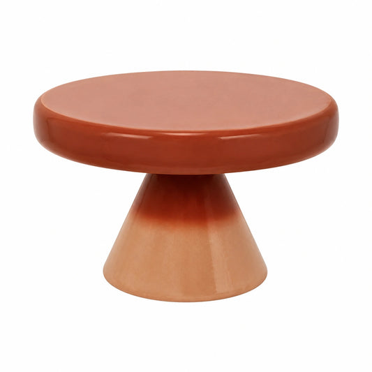 Kare Design tavolino rotondo arancione Rici, diametro 60 cm per soggiorno e ufficio