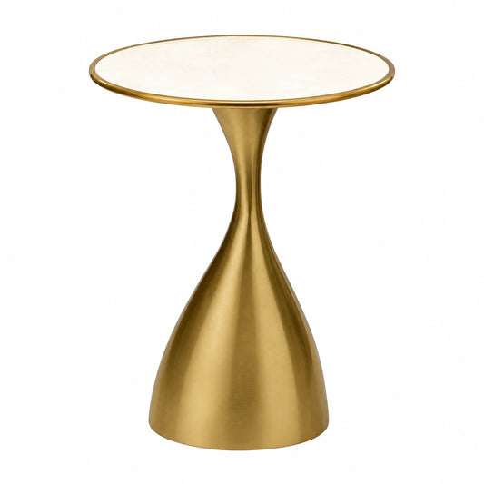 Tavolino da Caffè Oro di Kare Design, Design Moderno ed Elegante, Ø36 cm