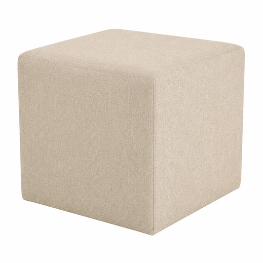 Pouf Deshome Idrorepellente 83x83x44 cm Beige: Elegante e Funzionale per Soggiorno e Camera da Letto